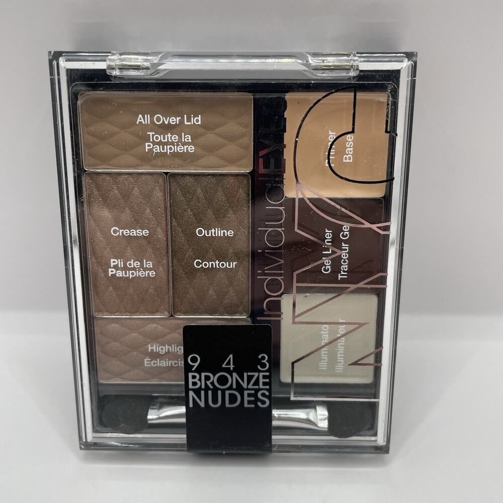 NYC Individual Eyeshadow Palette 943 Bronze Nudes Brown Eyes NEW SEALED